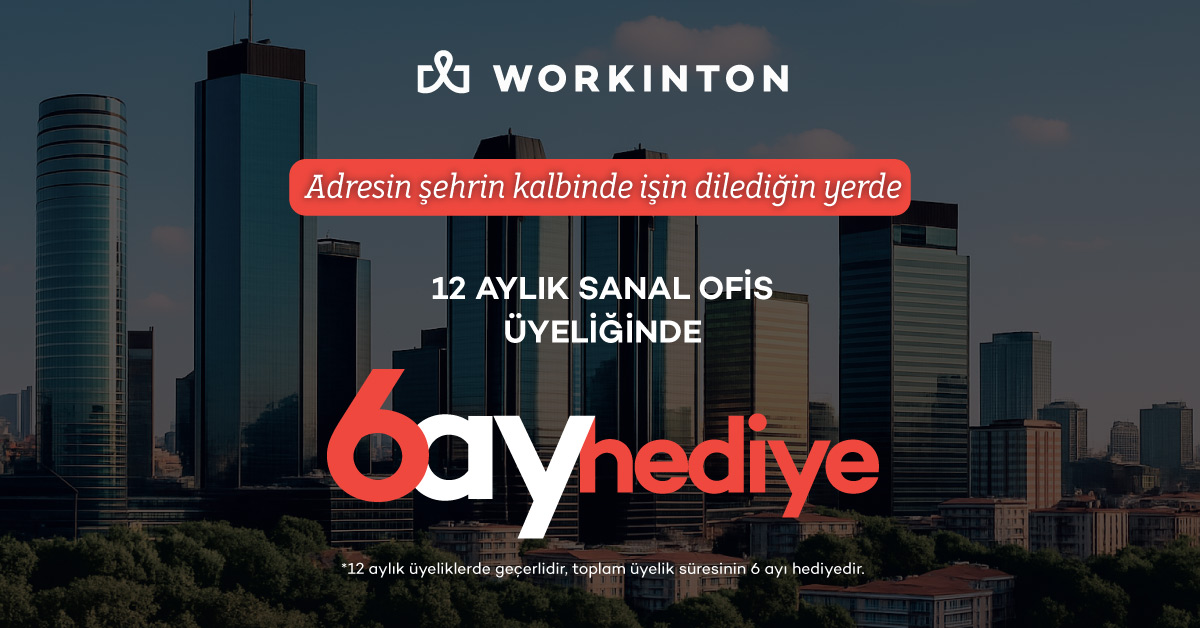 Workinton aralık kampanya görseli - 12 aylık yeni üyeliklerin 6 ayı hediye